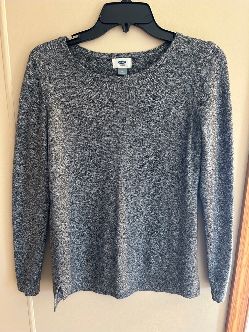 Old Navy Gray Scoopneck Pullover Sweater